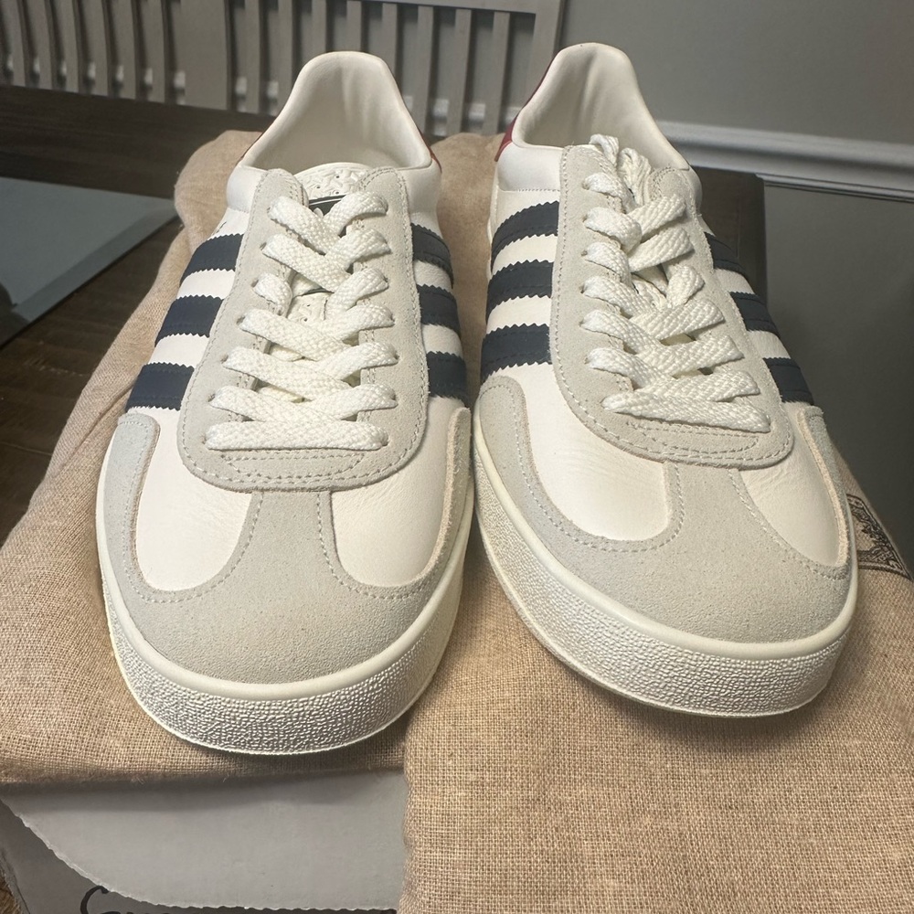 Adidas X Gucci Gazelle Sneakers US Men 6 Women 7 NEW! HQ8849 - Picture 3 of 9
